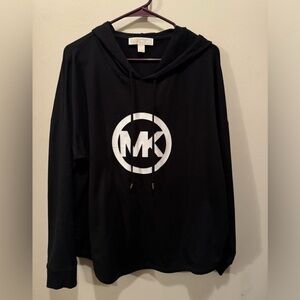 🖤 Michael Michael Kors Black Logo Hoodie – Size M